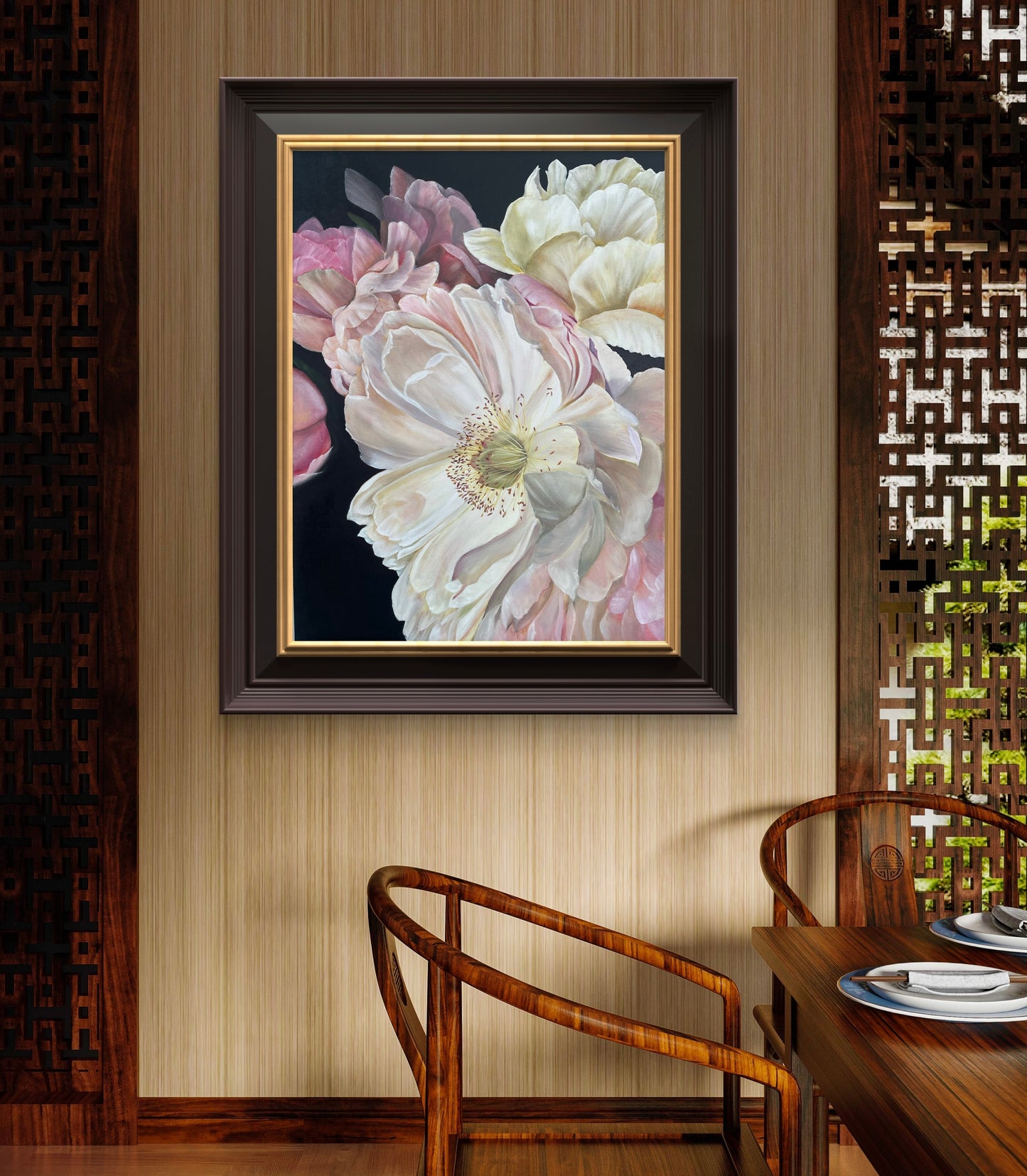 Symphony of Peonies 60x80cm