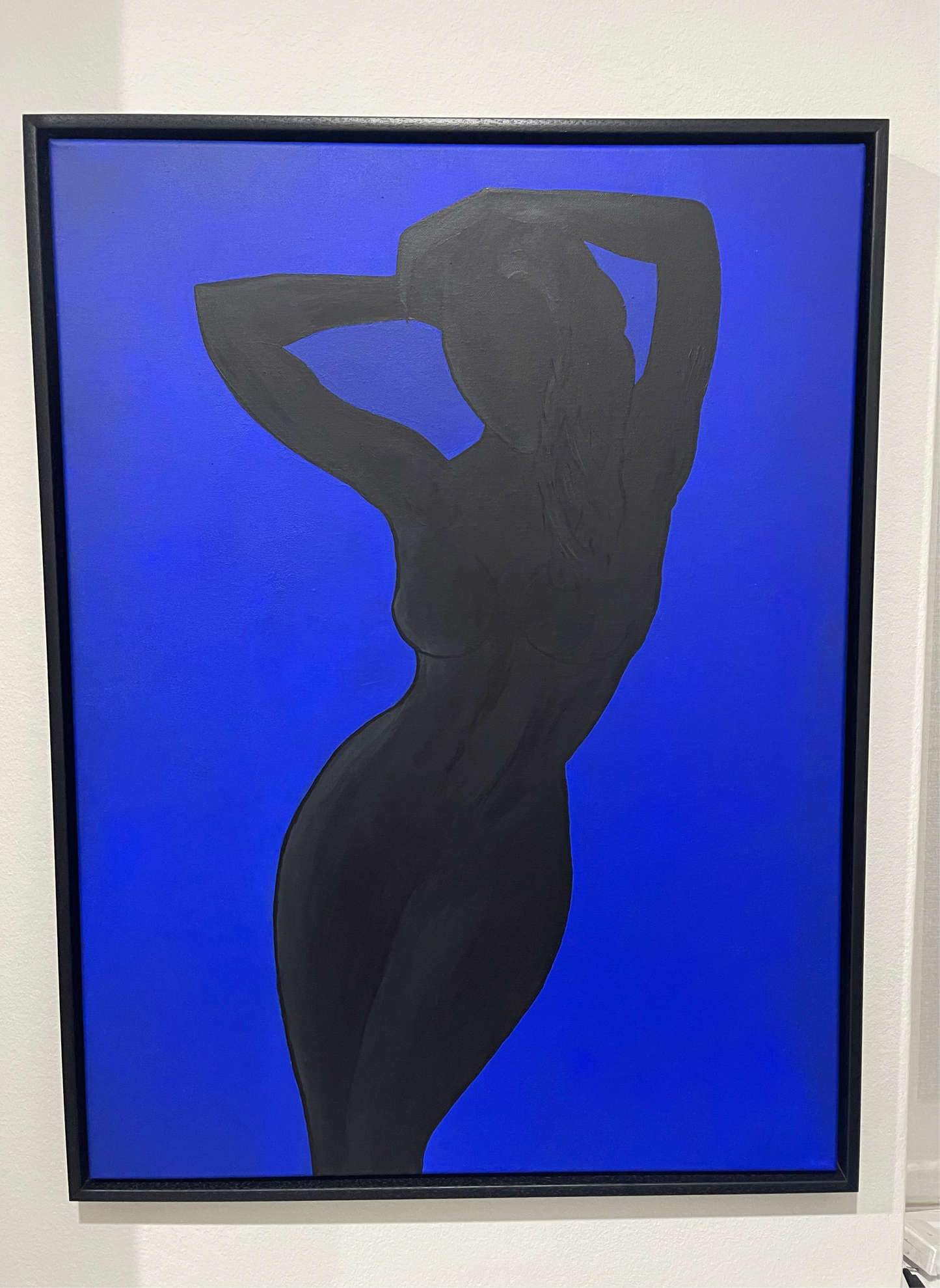Sold. Midnight in Blue 62x82cm