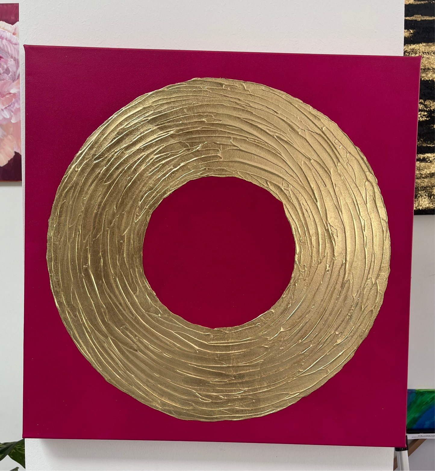 Golden Halo 50x50cm