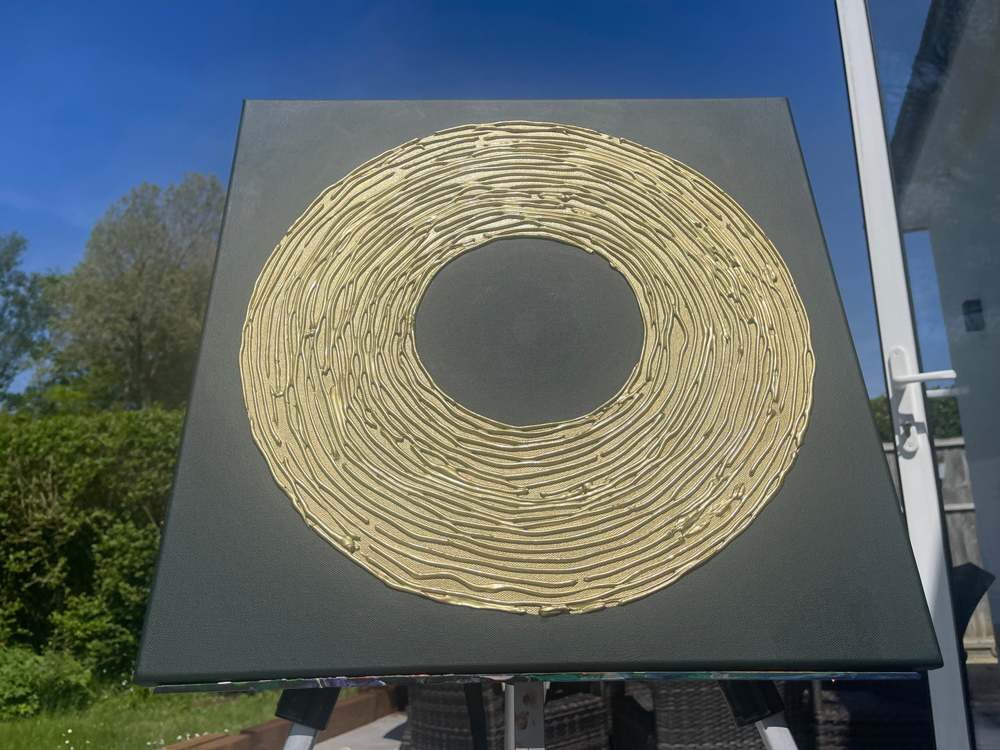 Sold. THE CIRCLE 51x51cm