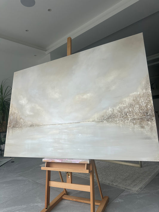 In My Dreams, the Sky Is Golden lV - Original Artwork 100x150 cm
