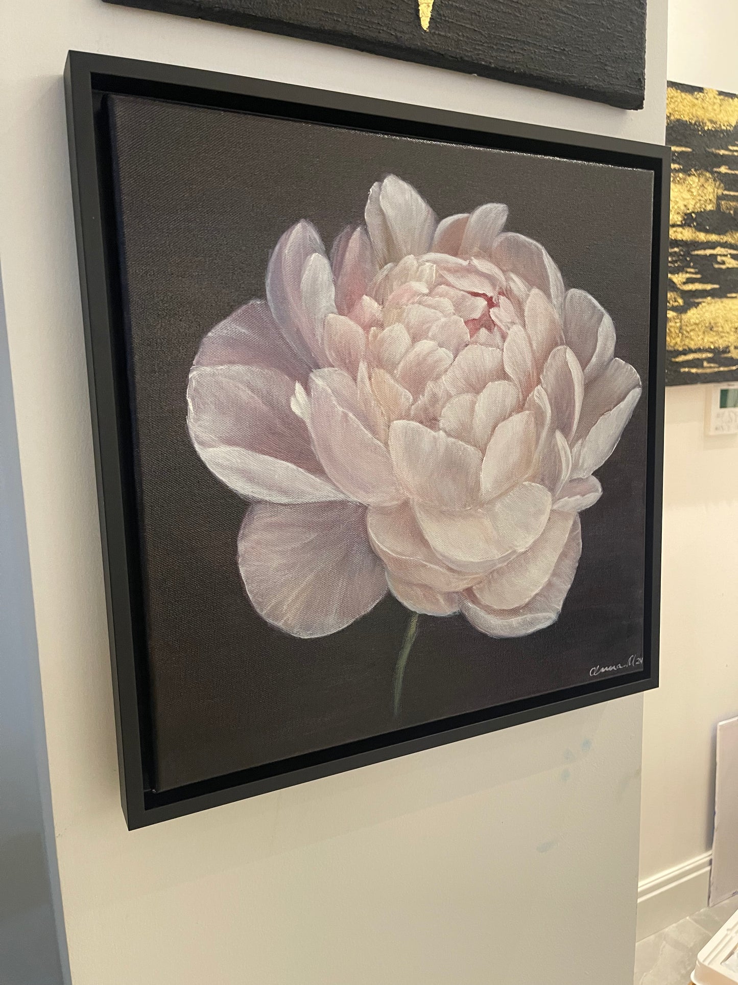 3. Whispering Peony 40x40cm. NEW