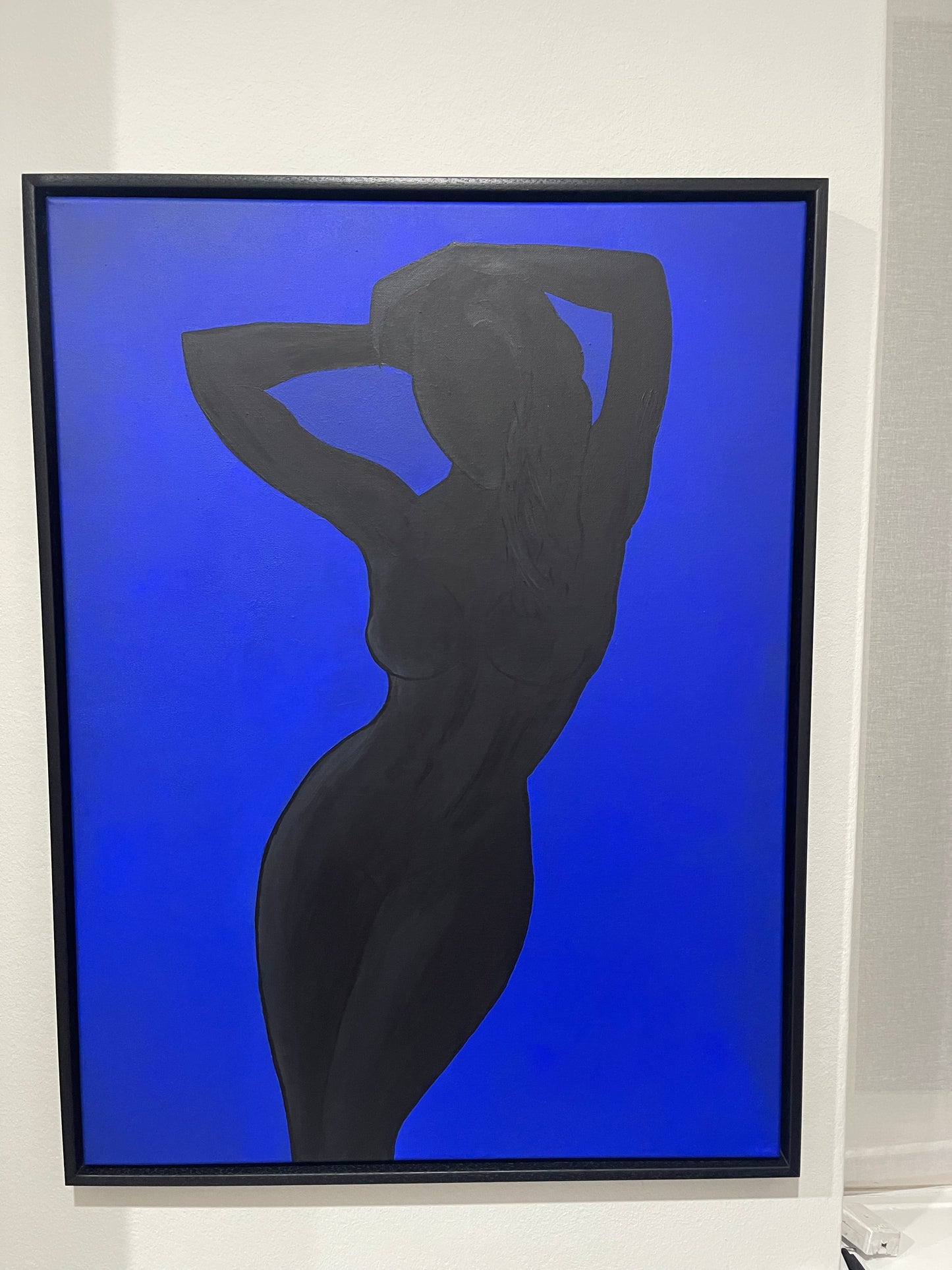 Sold. Midnight in Blue 62x82cm